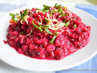 Свекольное ризотто