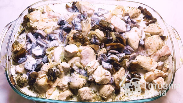 Фрикасе из Курицы с Шампиньонами фото к рецепту 7