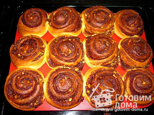 Синнамон Роллс - Американские булочки с корицей фото к рецепту 6