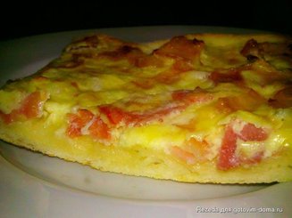 Фламмкухен из Эльзасса - пирог с луком, беконом и сыром
