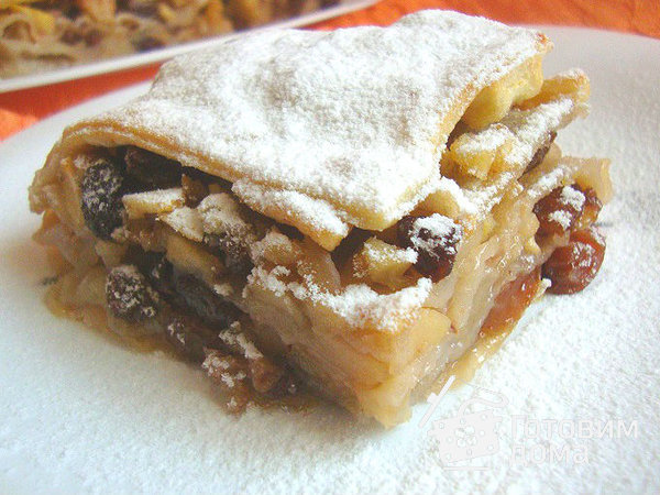 Милопита - греческий яблочный пирог фото к рецепту 7
