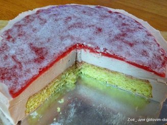 Délice au cassis - Торт-мусс с чёрной смородиной (2 варианта)