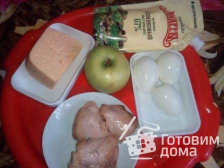 Салат &quot;Снеговик&quot; фото к рецепту 1