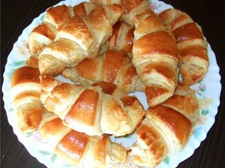 Круассаны с ореховым кремом