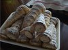 Трубочки из слоенного теста легкого приготовления