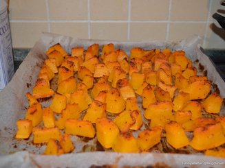 Тыква запеченная с солью