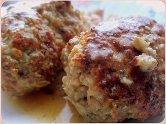 Сочные мясные котлетки с овсянкой