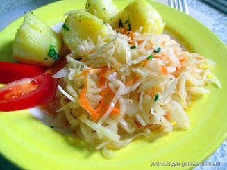 Маринованная капуста по быстрому