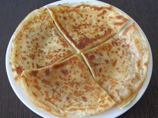 Блинчики с корицей и сахаром