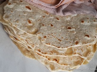 Домашний тонкий лаваш без дрожжей