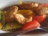 Тёплый салат с куриной грудкой