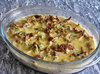 Мясная запеканка с лисичками и пореем