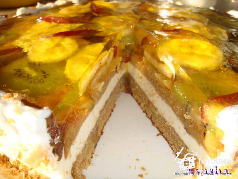Торт фруктово-желейный - пошаговый рецепт с фото на Готовим дома