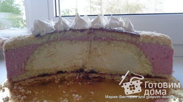 Торт &quot;Восход солнца&quot; фото к рецепту 1