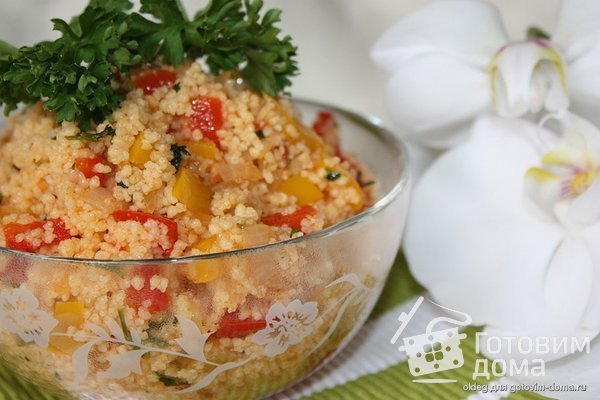Салат с кускусом и овощами фото к рецепту 2
