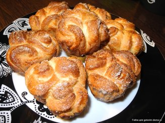 Сдобные булочки "Русские кружева"