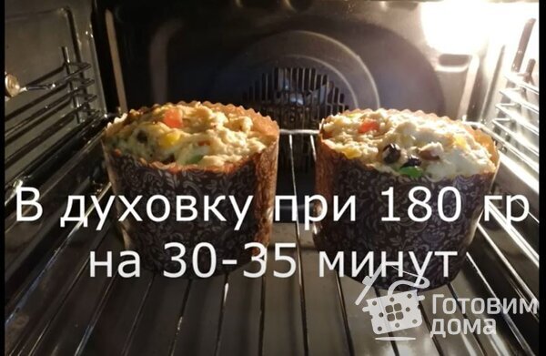 Ленивые Куличи фото к рецепту 6