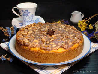 Тыквенный чизкейк с грецкими орехами и корицей