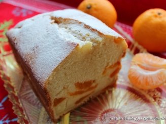 Сочный кекс с мандаринами