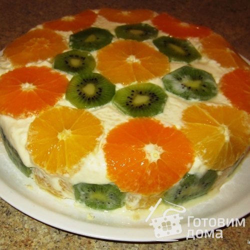 Перевернутый апельсиновый торт