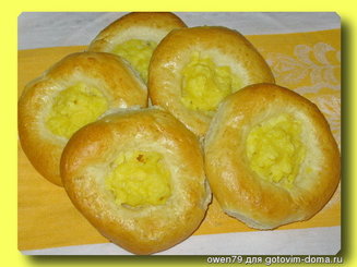 Уральские шаньги с картошкой
