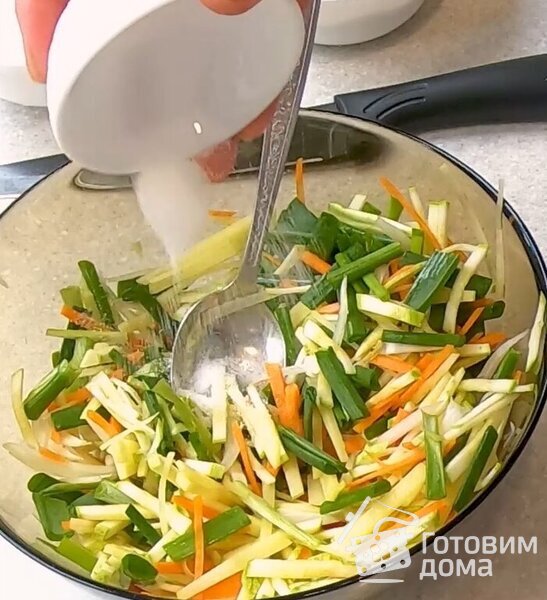 Постный овощной блин по-корейски фото к рецепту 1