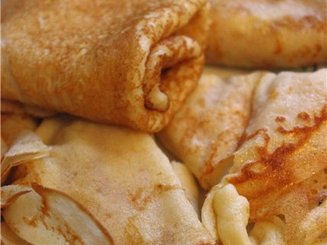 Заварные блины на кефире