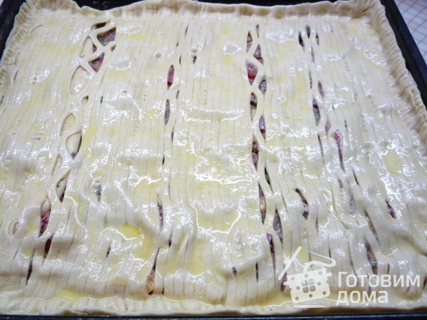 Пирог с индейкой и овощами фото к рецепту 5