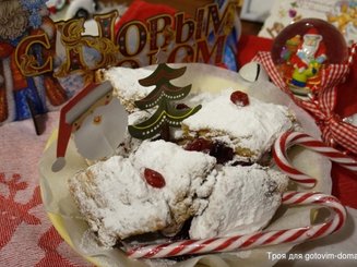 Рождественское  немецкое печенье "Mini-Stollen"