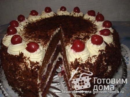 Шварцвальдский вишнёвый торт 2 фото к рецепту 4