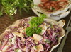 Салат с огурцом, капустой и яблоками по-татарски