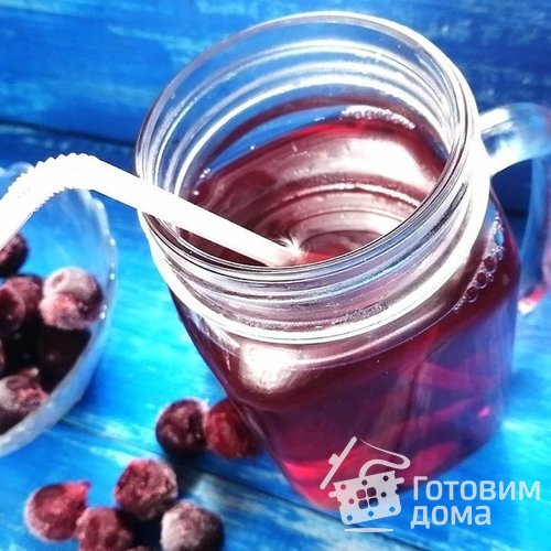 Компот из замороженной вишни