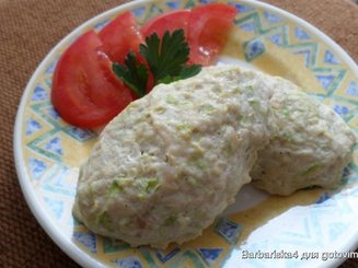 Кабачковые котлеты с фаршем в духовке