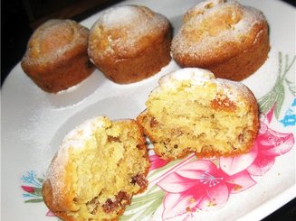 Воздушные маффины с сухофруктами