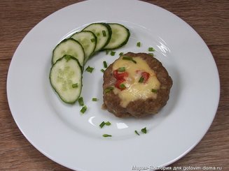 "Гнёздышки" с сыром и помидорами