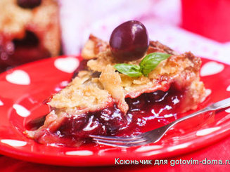 Баскский вишневый пирог