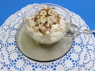 Творог с бананом