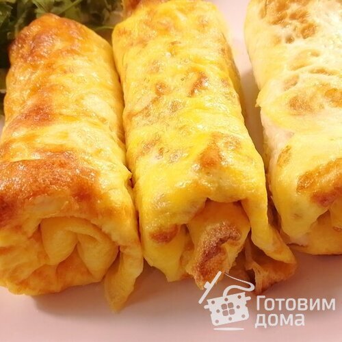 Яичные блинчики с начинкой