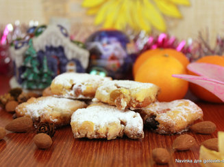 Рождественское  немецкое печенье "Mini-Stollen"