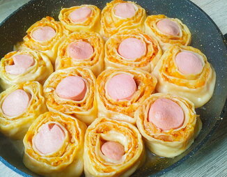 Рулетики с начинкой