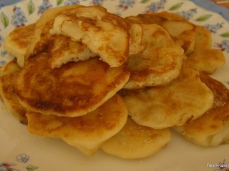 Быстрые оладушки к завтраку (без яиц)