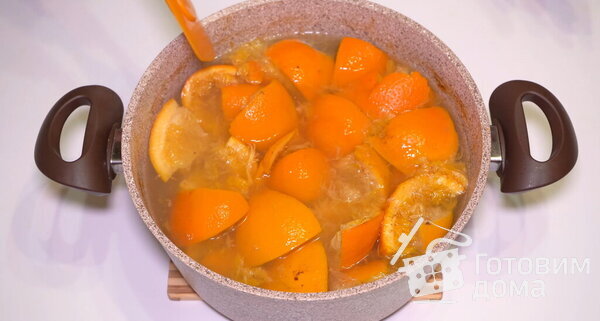Вкусный и полезный имбирный напиток с апельсинами - для иммунитета фото к рецепту 5