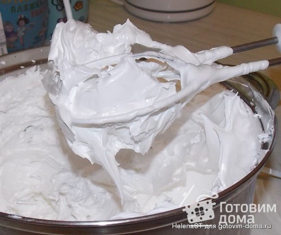 Белковый заварной крем с желирующим сахаром (мой вариант) фото к рецепту 3