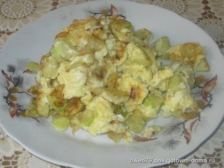 Омлет с кабачками