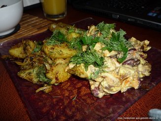 Нежные куриные желудки