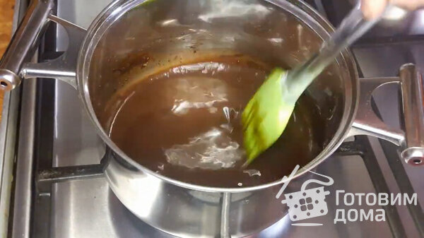 Шоколадный торт &quot;Баунти&quot; с кокосовой начинкой фото к рецепту 17