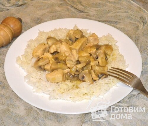 Khoresht-e Qaarch - Курочка с грибами по-ирански