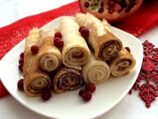 Заварные блины на кефире