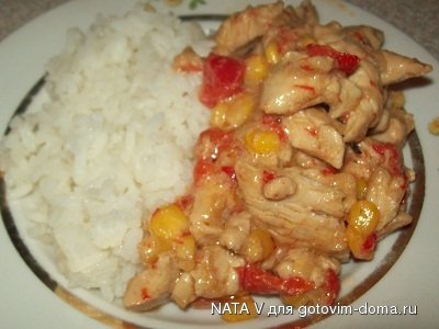 Куринное рагу &quot;А-ля свининка&quot;