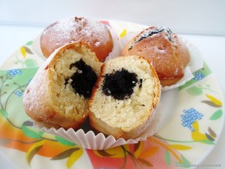 Маффины с маковой начинкой